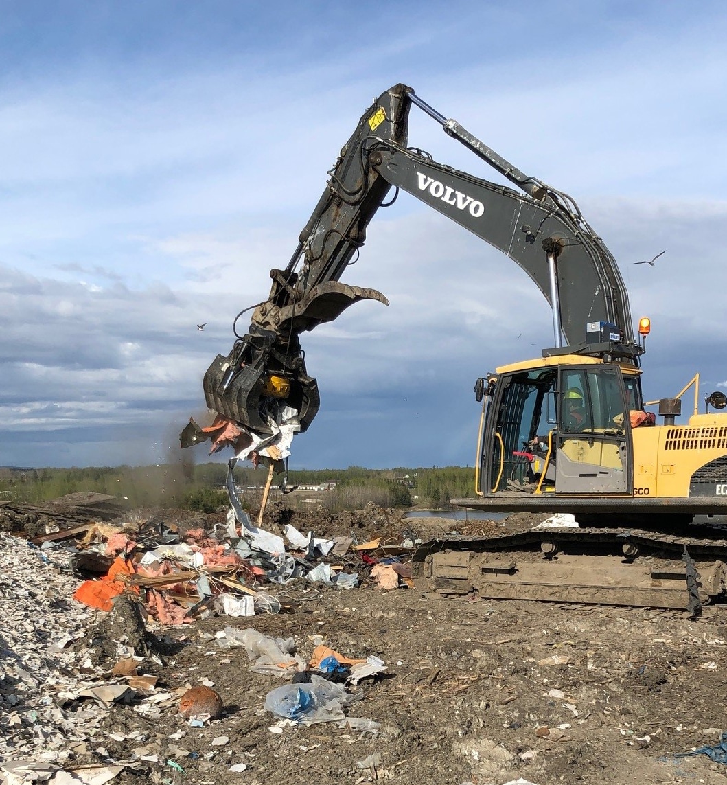 Excavator Scrap Waste Grapple