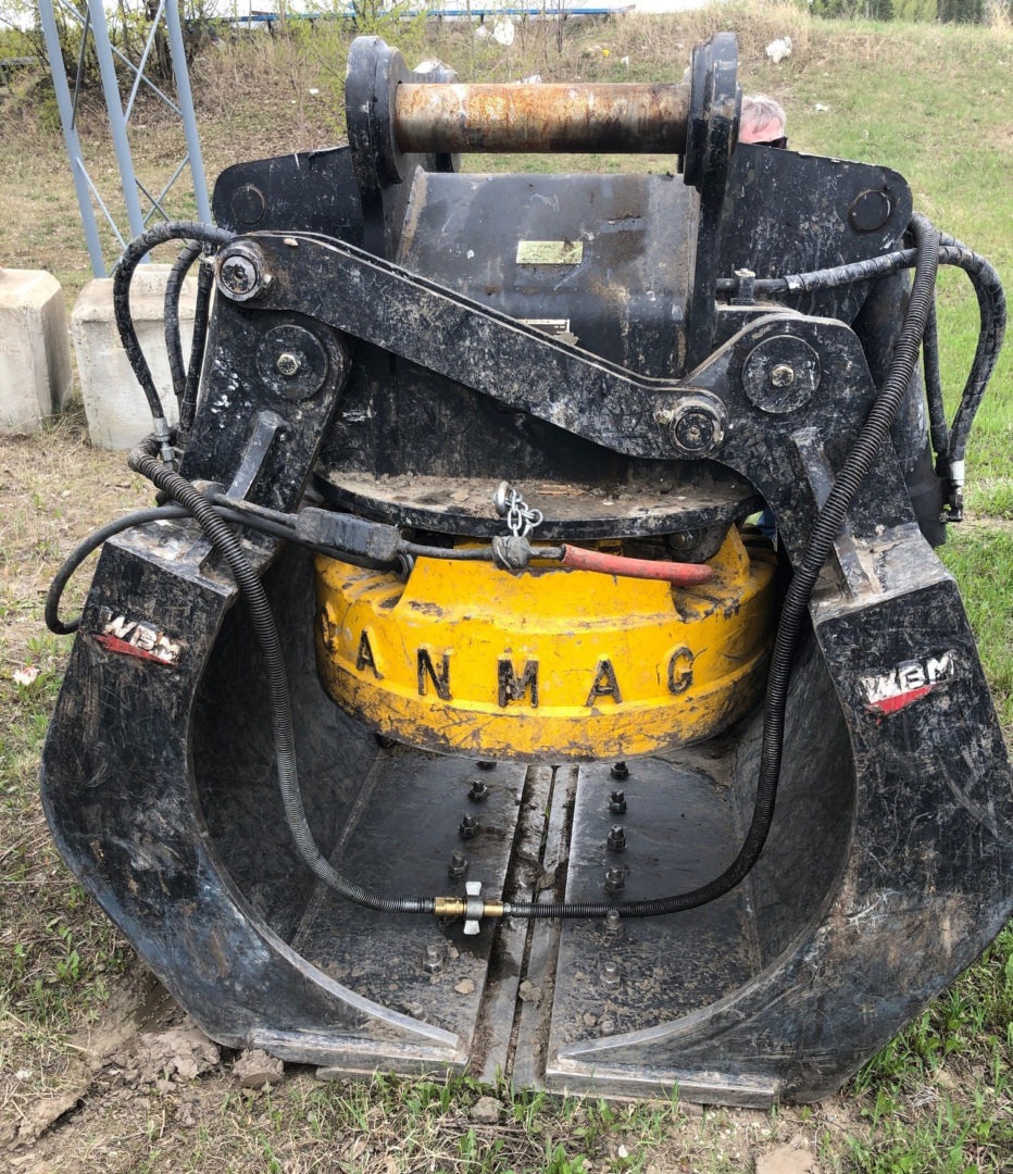 Excavator Scrap Waste Grapple